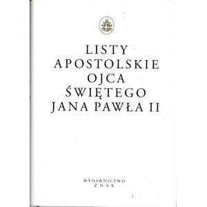 Listy apostolskie Ojca Świętego Jana Pawła II