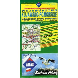 Województwo kujawsko-pomorskie. Mapa